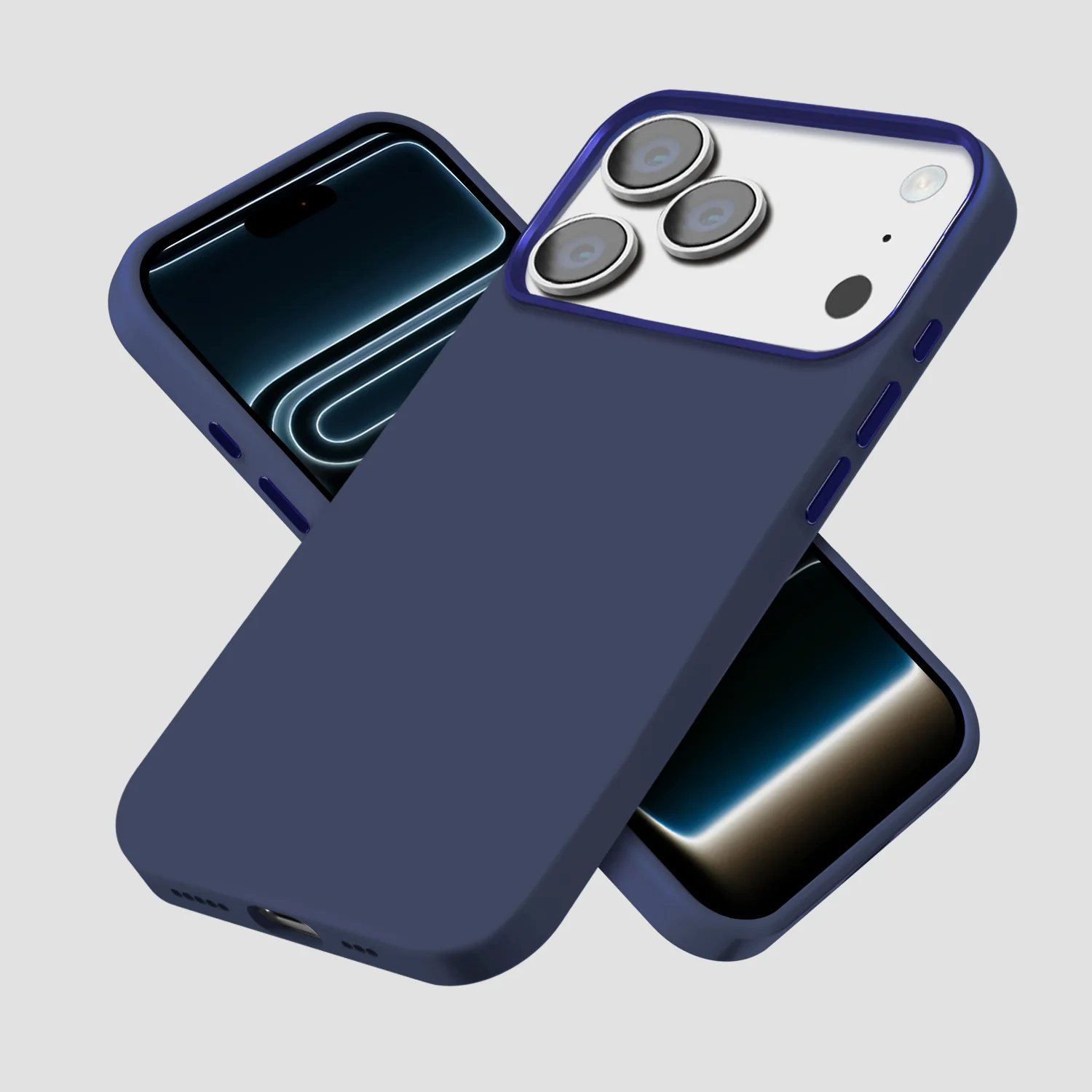 GRIPP RUBON MS CASE IPH17 PRO-MIDNIT BLU - Image 4