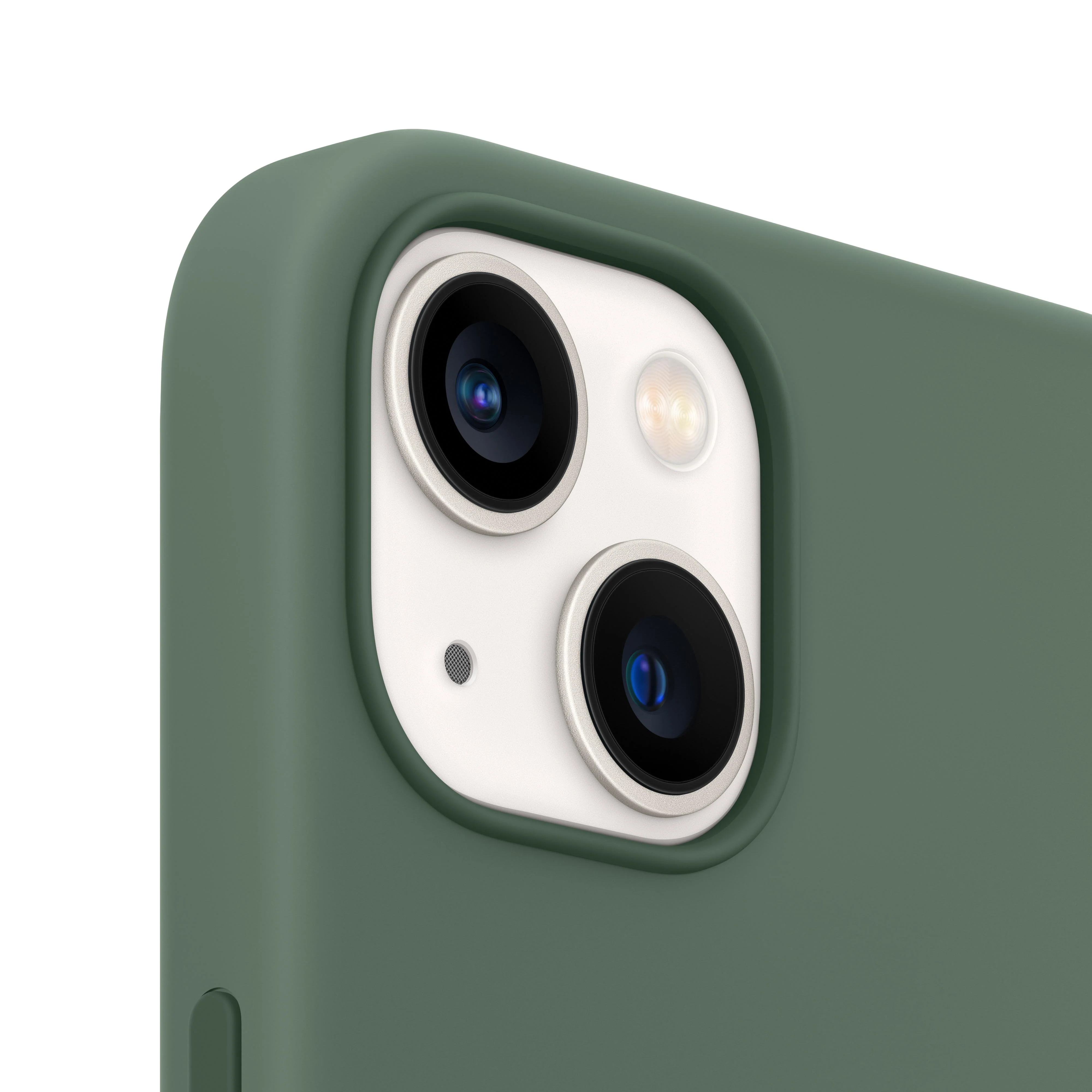 iPhone 13 mini Silicone Case with MagSafe - Eucalyptus - Image 3