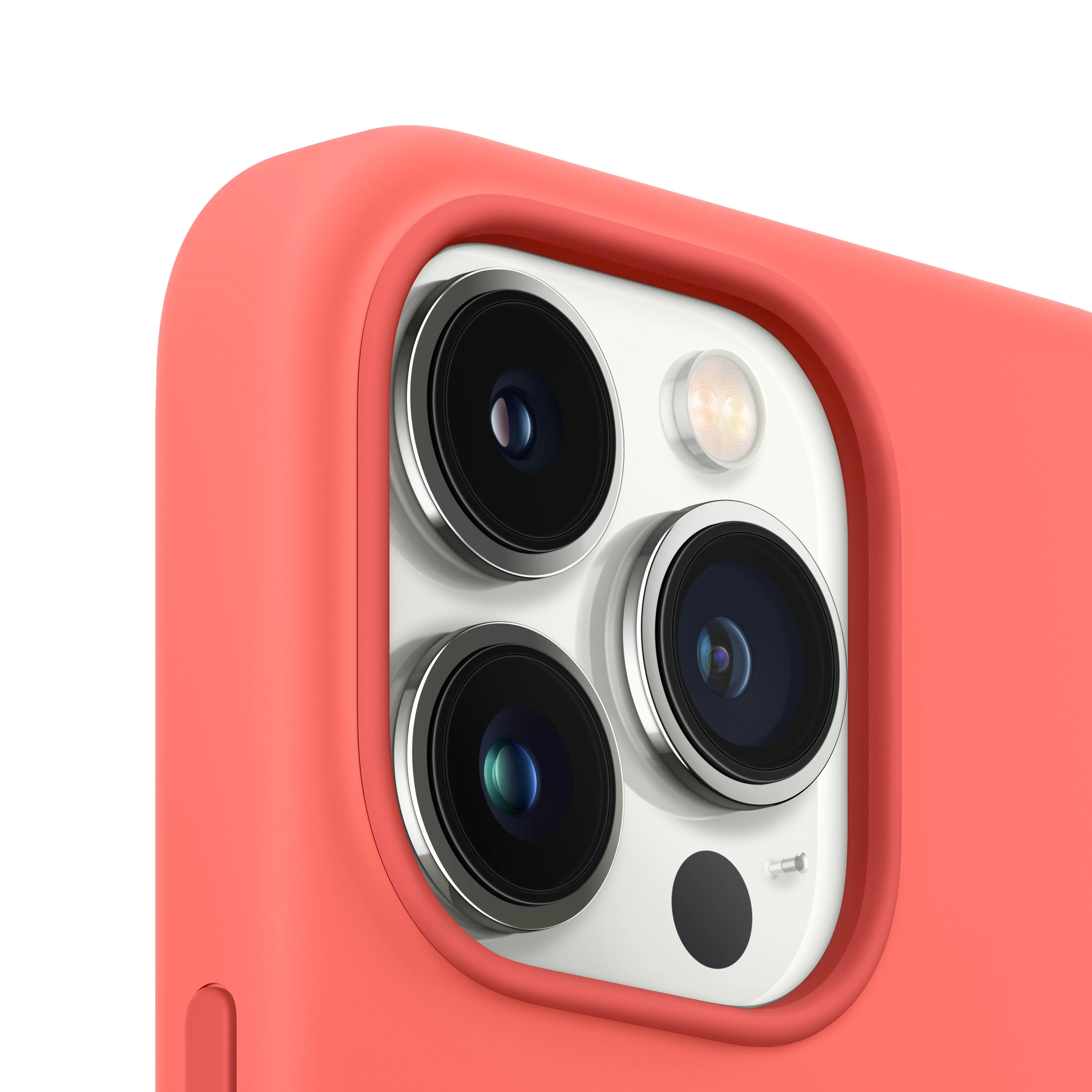 iPhone 13 Pro Max Silicone Case with MagSafe-Pink Pomelo - Image 3