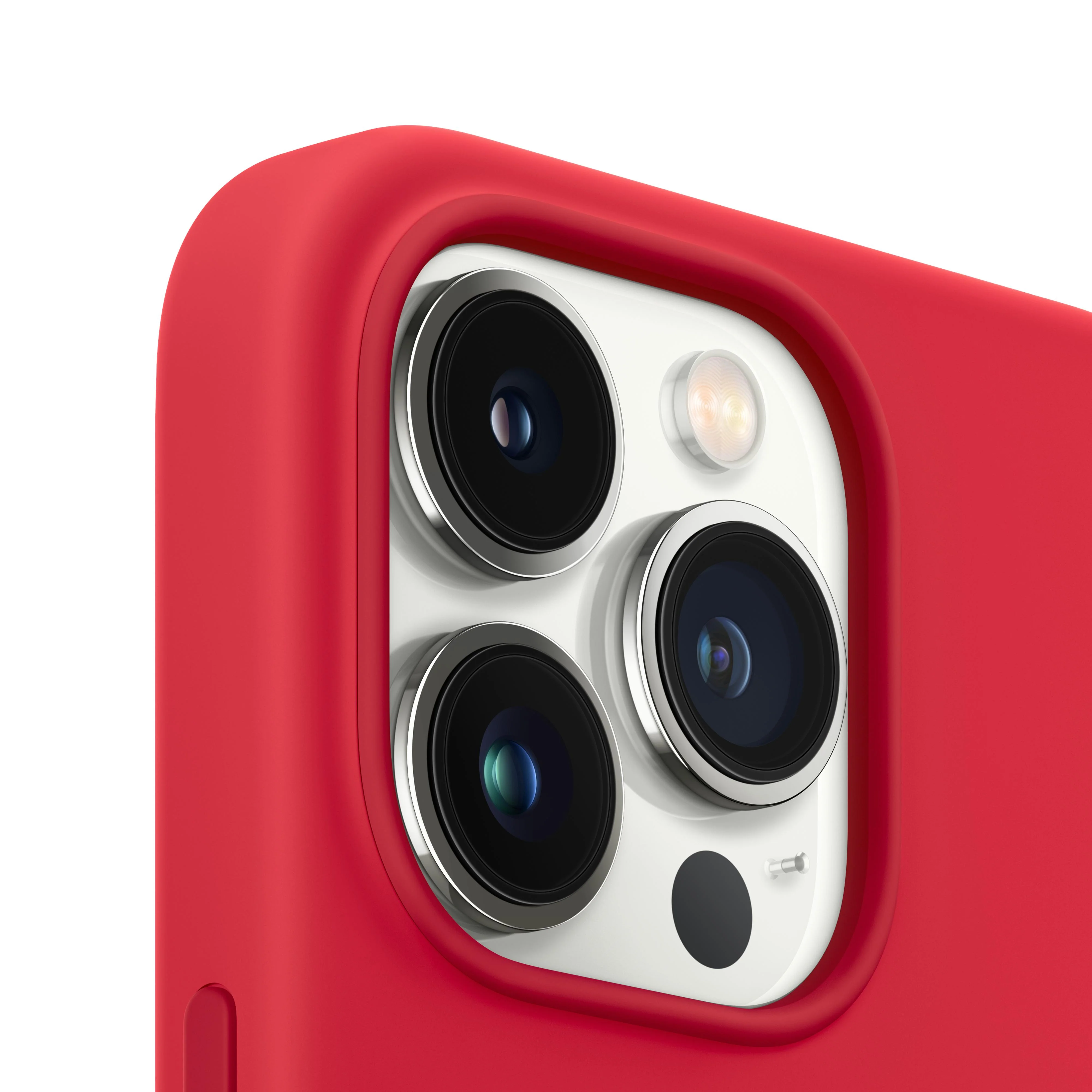 iPhone 13 Pro Max Silicone Case with MagSafe-(PRODUCT)RED - Image 3