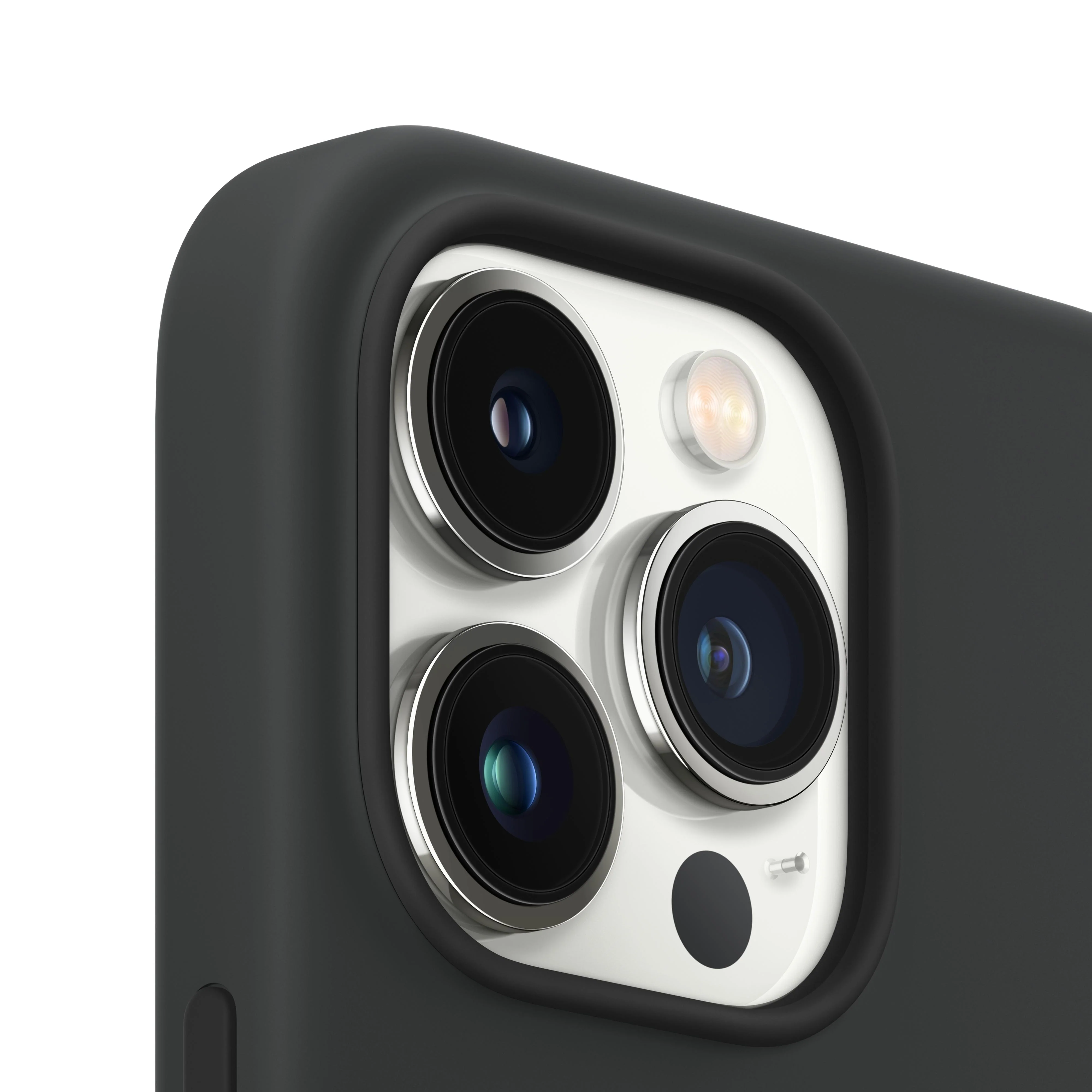 iPhone 13 Pro Silicone Case with MagSafe-Midnight - Image 3