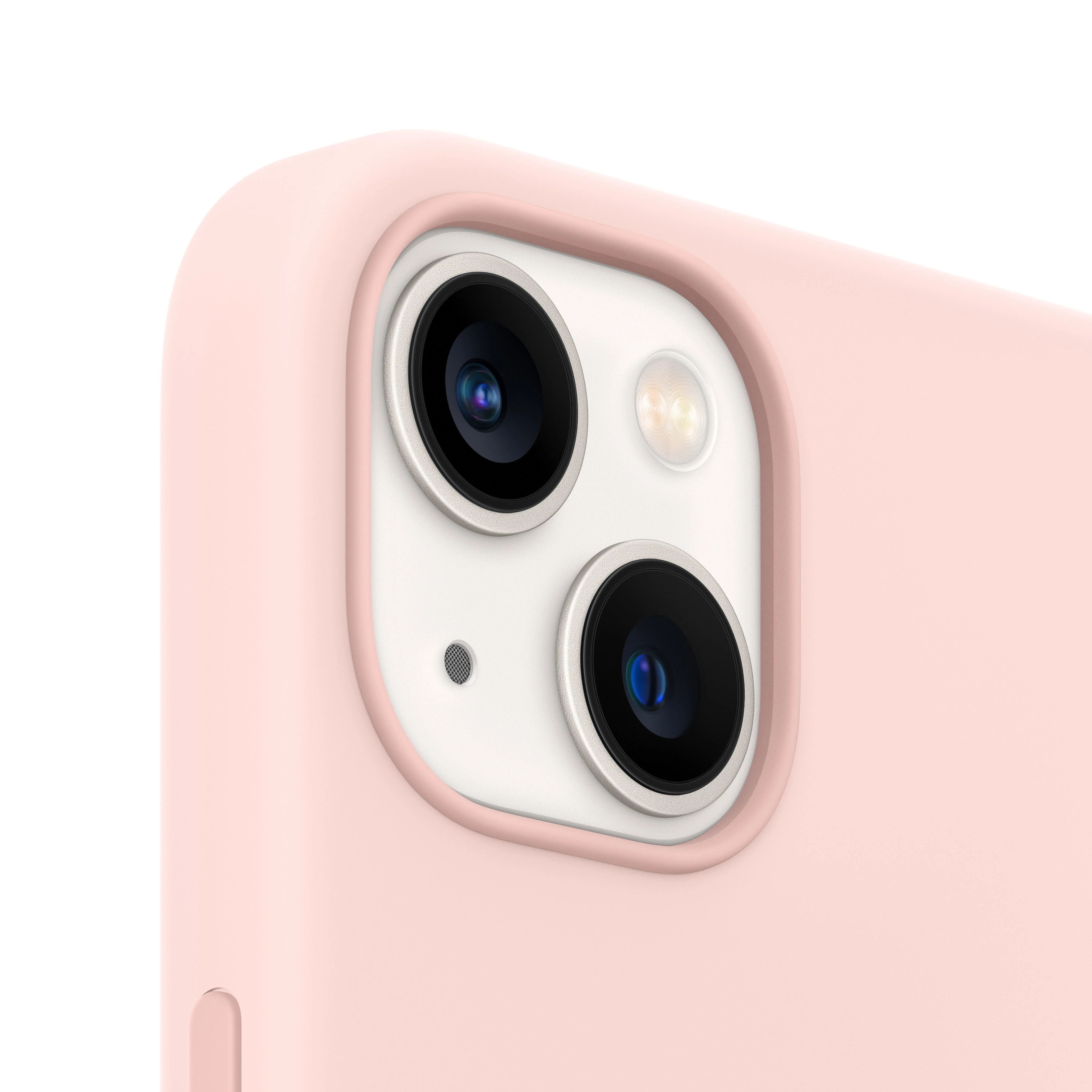 iPhone 13 Silicone Case with MagSafe-Chalk Pink - Image 3