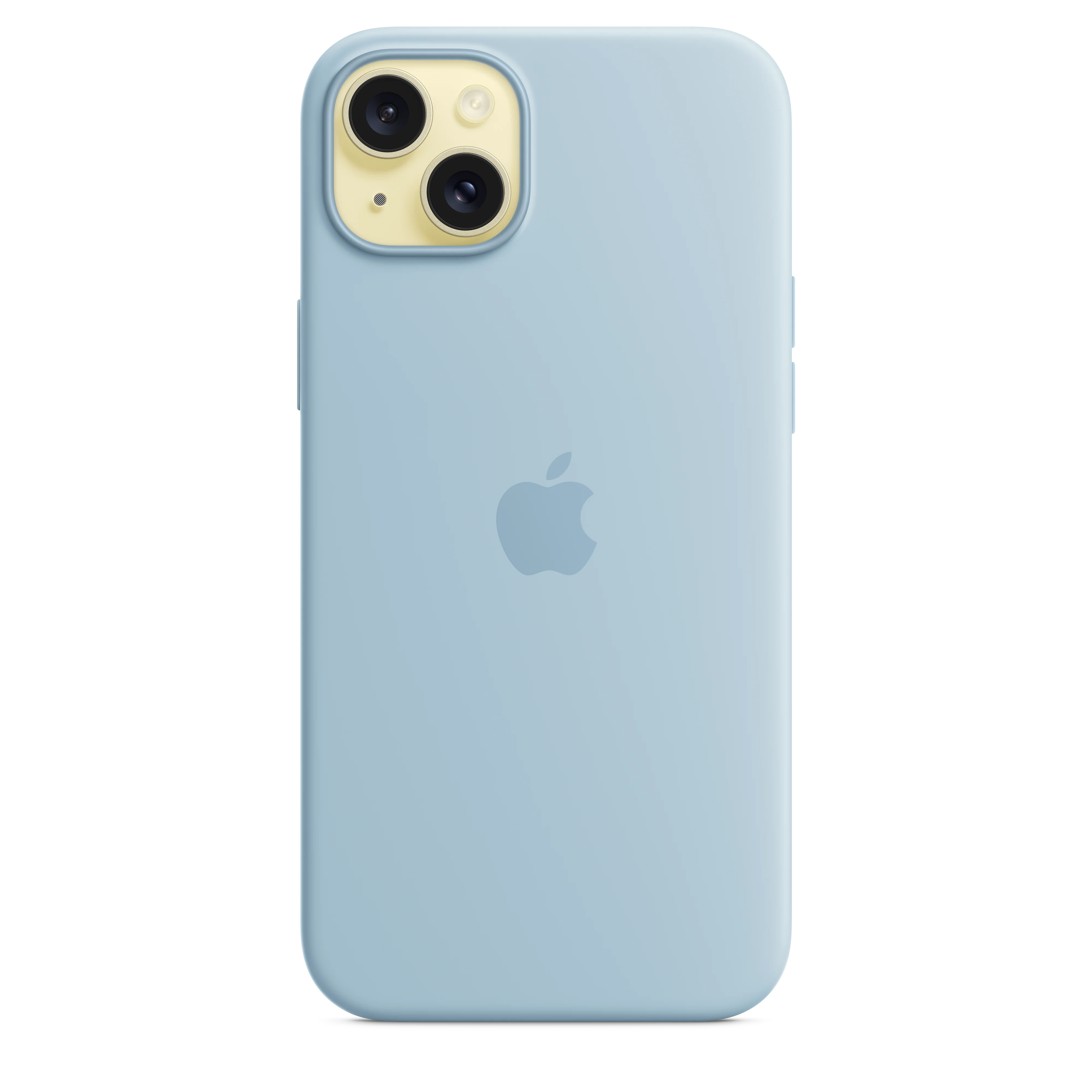 iPhone 15 Plus Silicone Case with MagSafe - Light Blue - Image 2