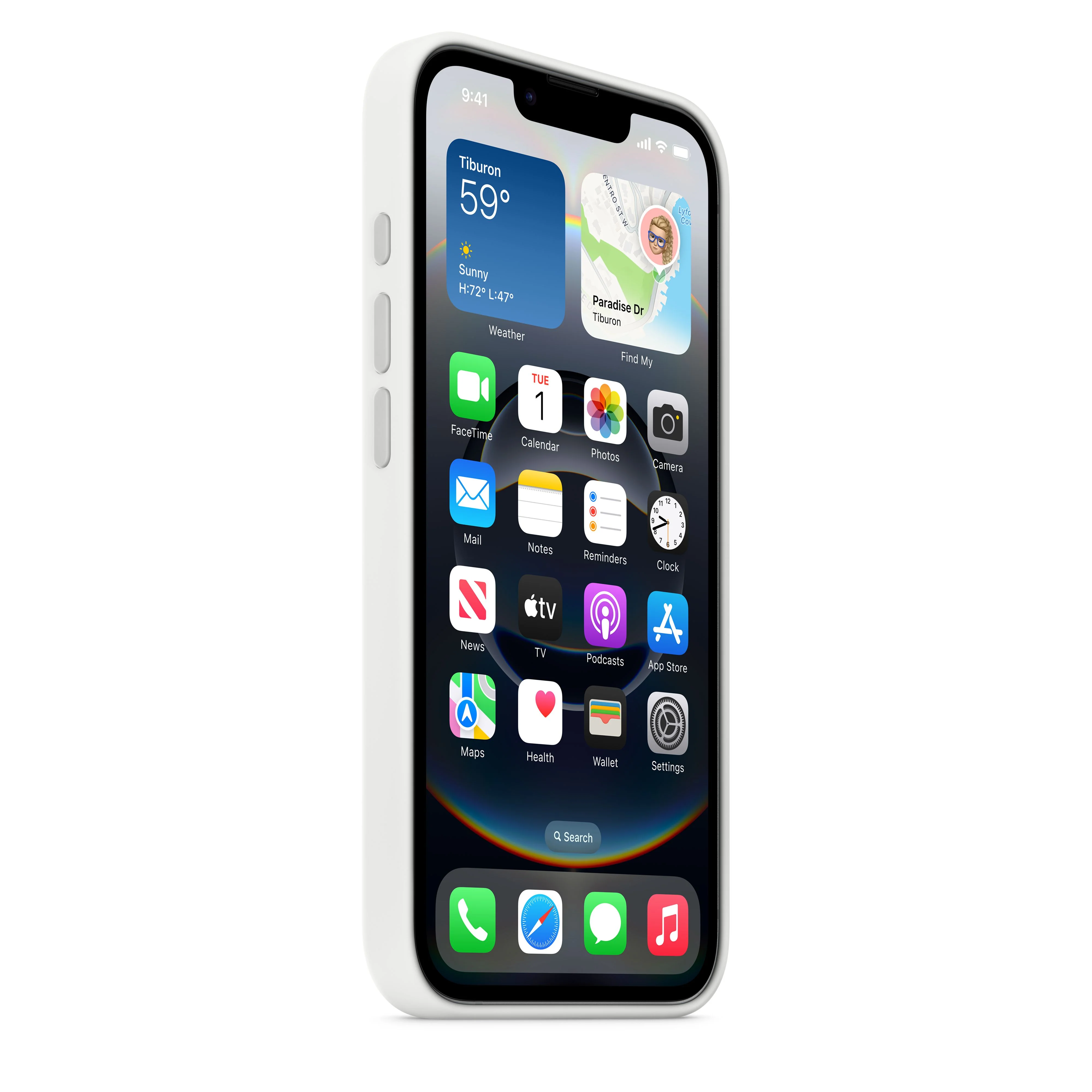 iPhone 16e Silicone Case  White - Image 3