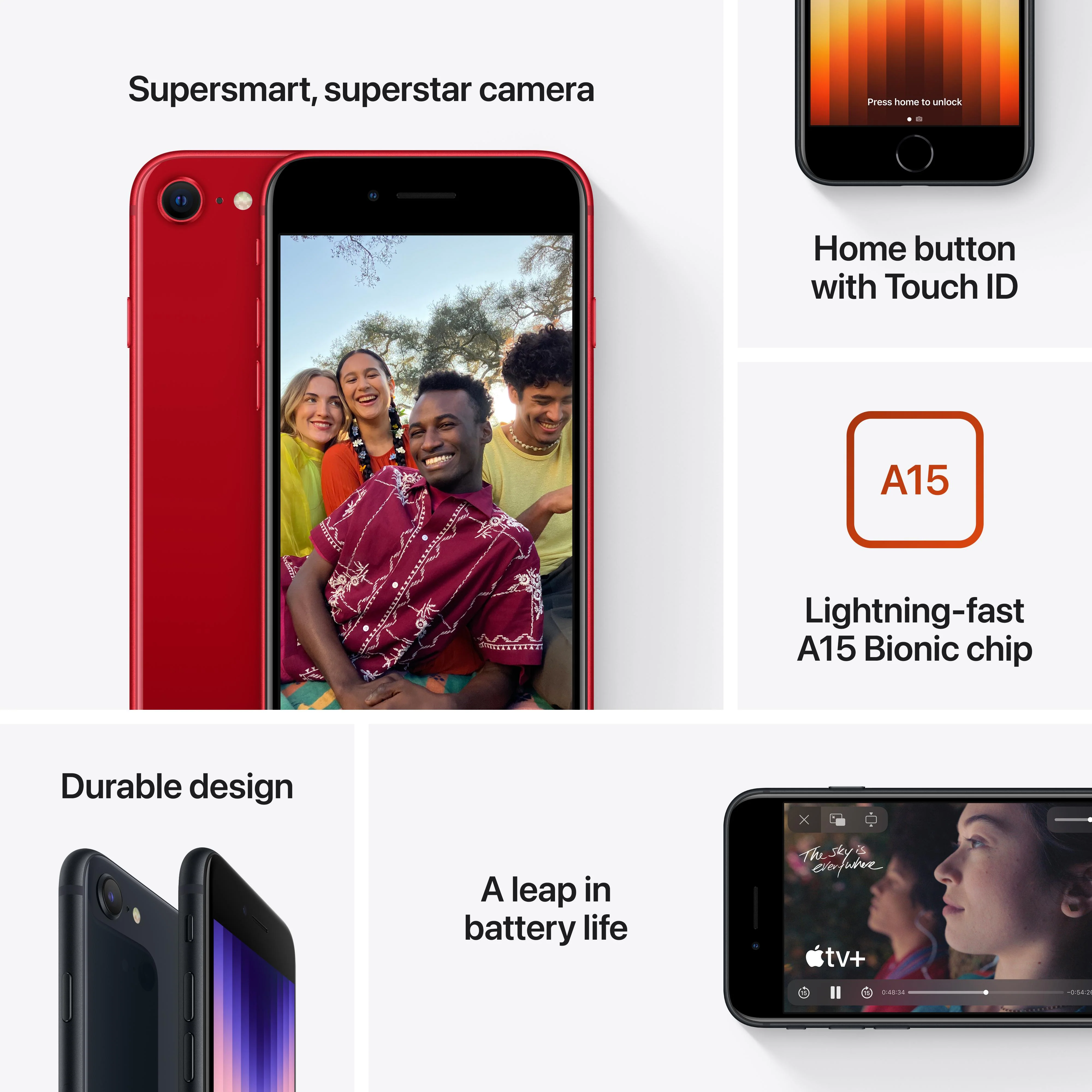 iPhone SE (3rd generation) 64GB Midnight - Image 8