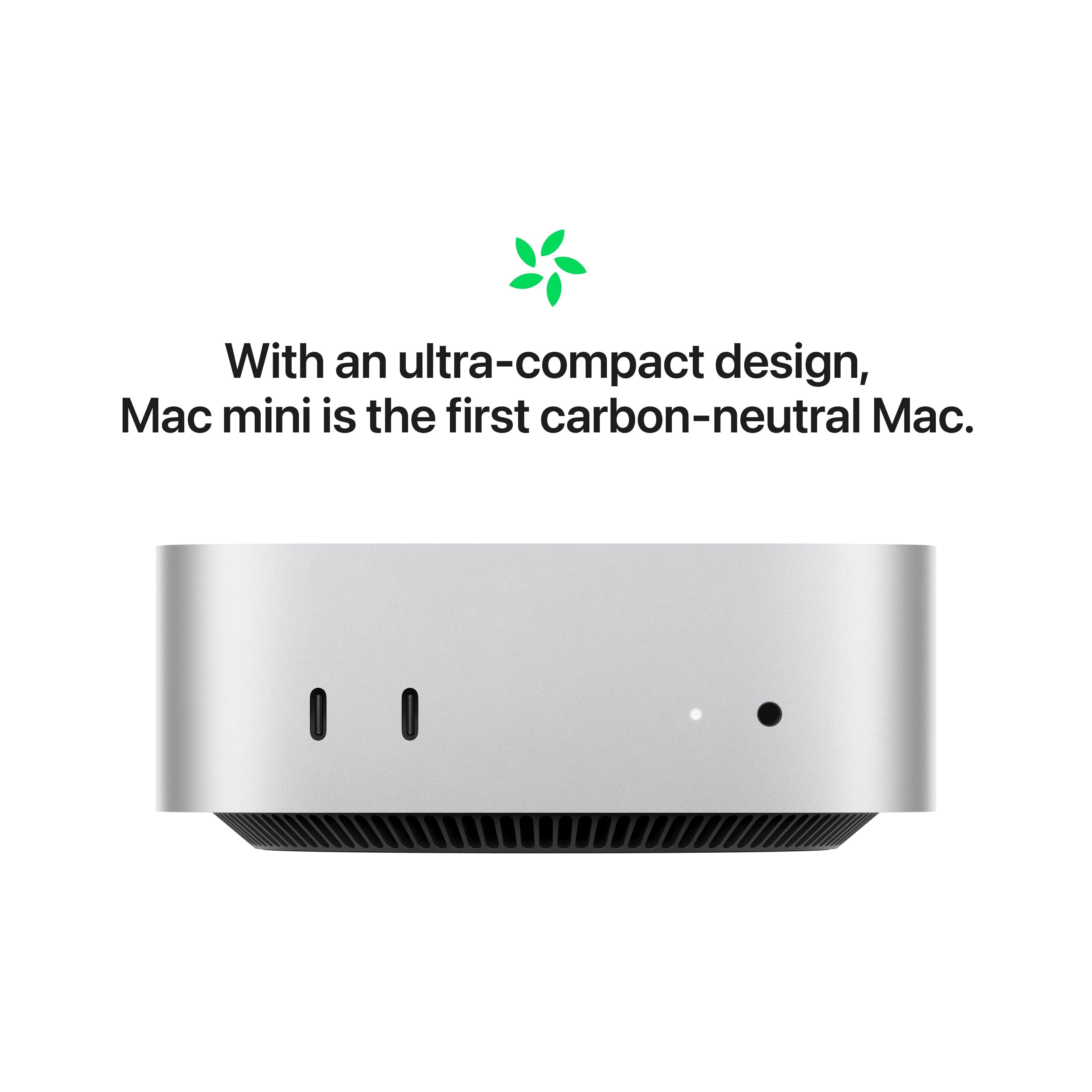 Mac mini: Apple M4 Pro chip with 12-core CPU and 16-core GPU, 512GB SSD - Silver - Image 5