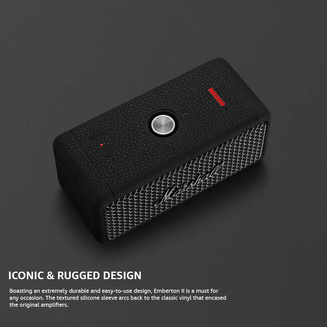 MARSHALL EMBERTON II portable BT speaker Black & Steel - Image 4