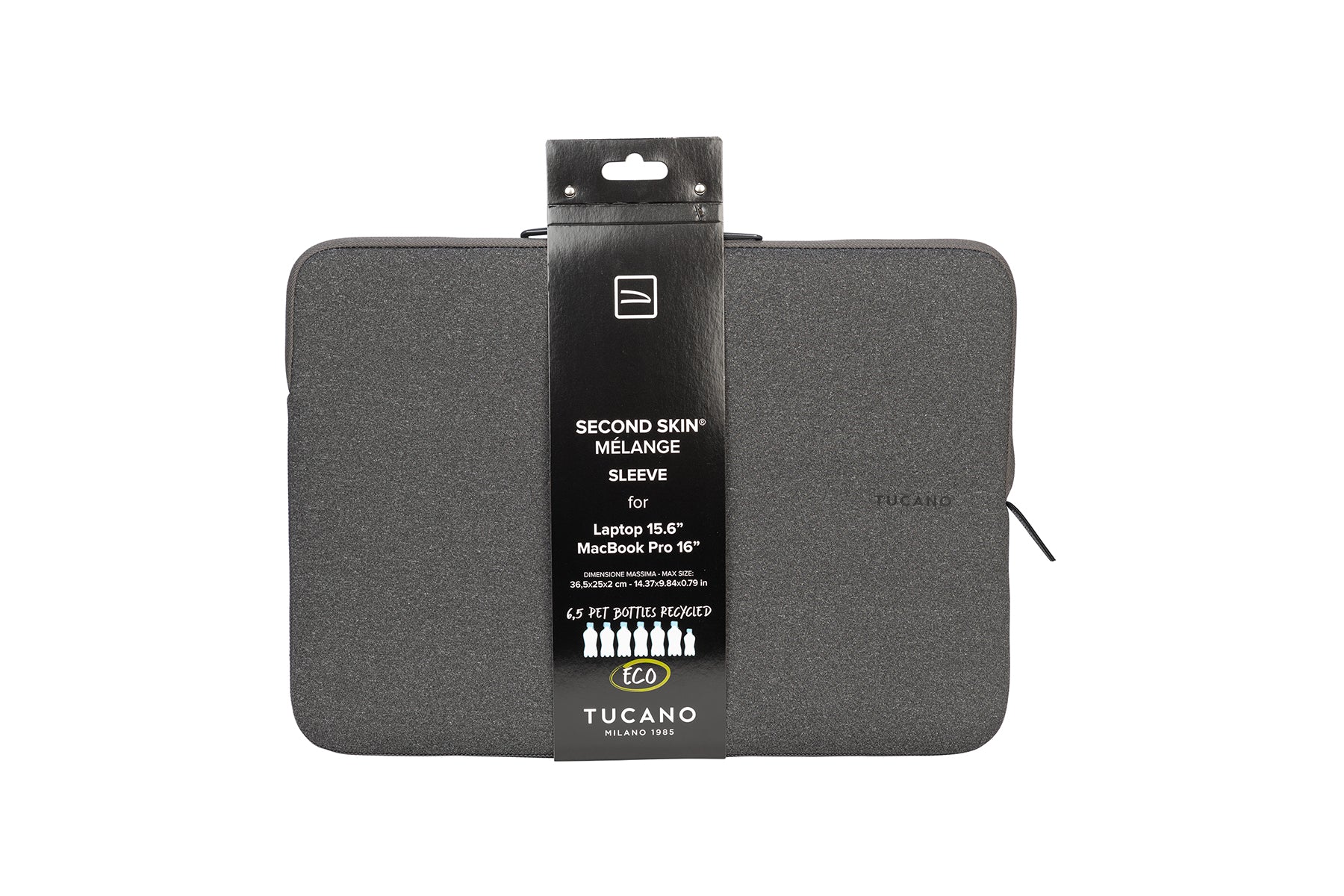 Tucano Melange Sleeve 15"/16"-Black - Image 4