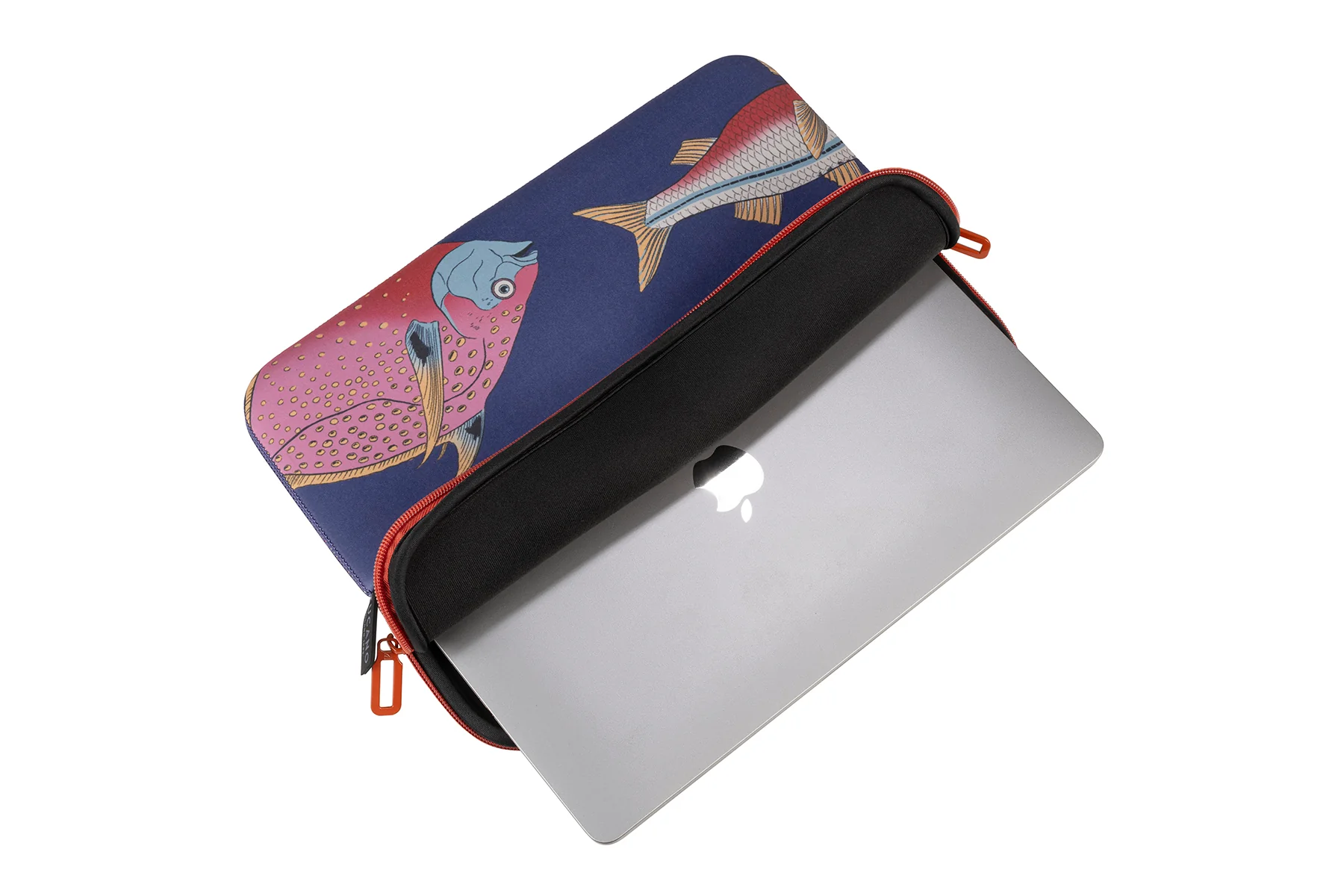 Tucano Schizzo Fishes Design Sleeve 13'/14" - Blue - Image 3