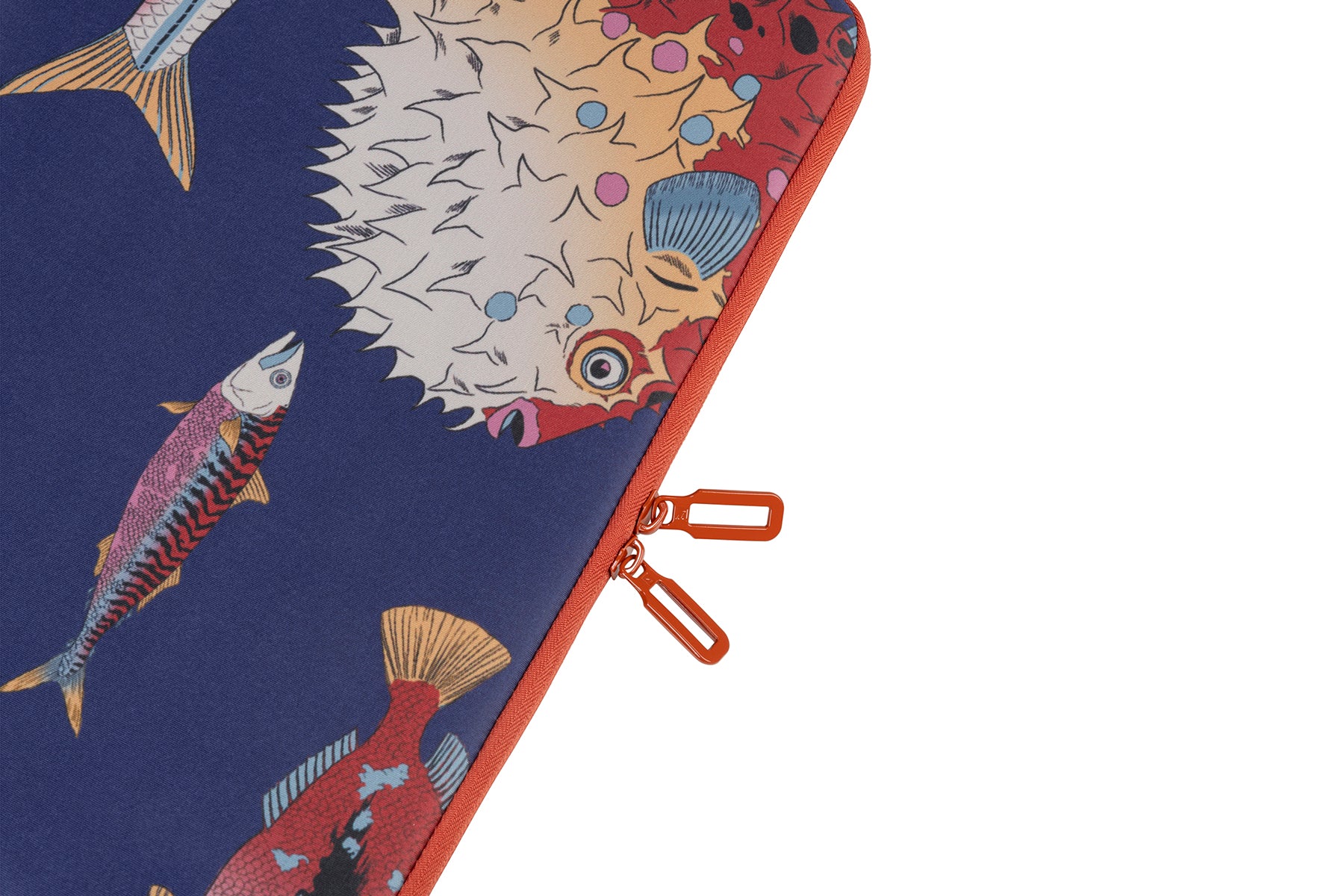 Tucano Schizzo Fishes Design Sleeve 13'/14" - Blue - Image 5